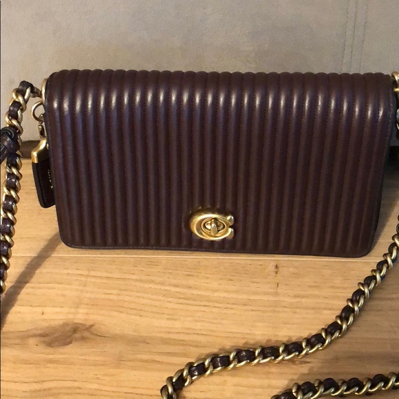 coach dinky quilted